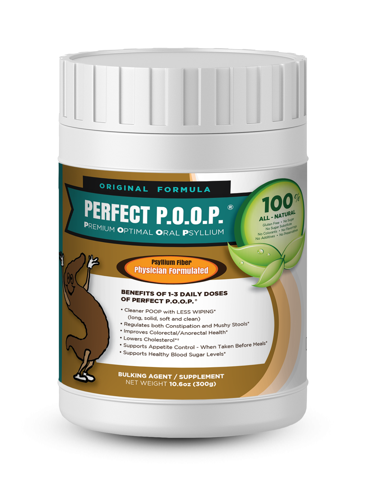 Perfect Poop ® raw psyllium husk powder