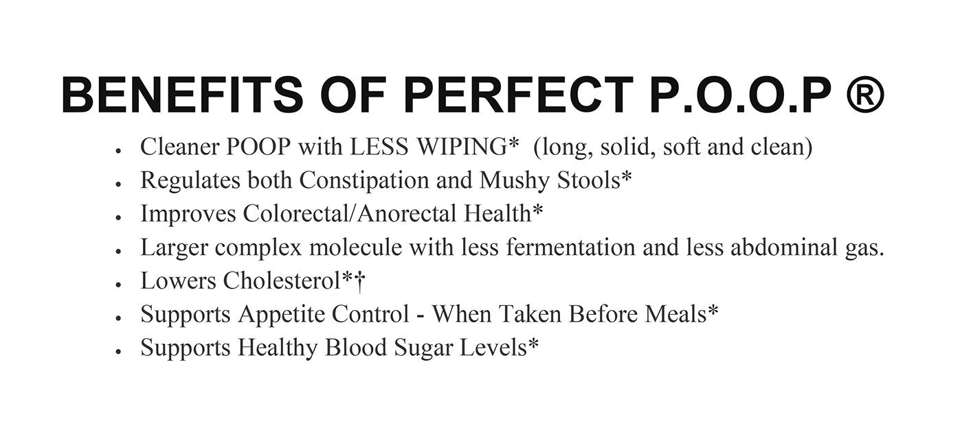 Perfect Poop ® Psyllium Husk RAW, VEGAN, GLUTEN FREE Powder - Natural Fiber Supplement for Optimum Digestive Health